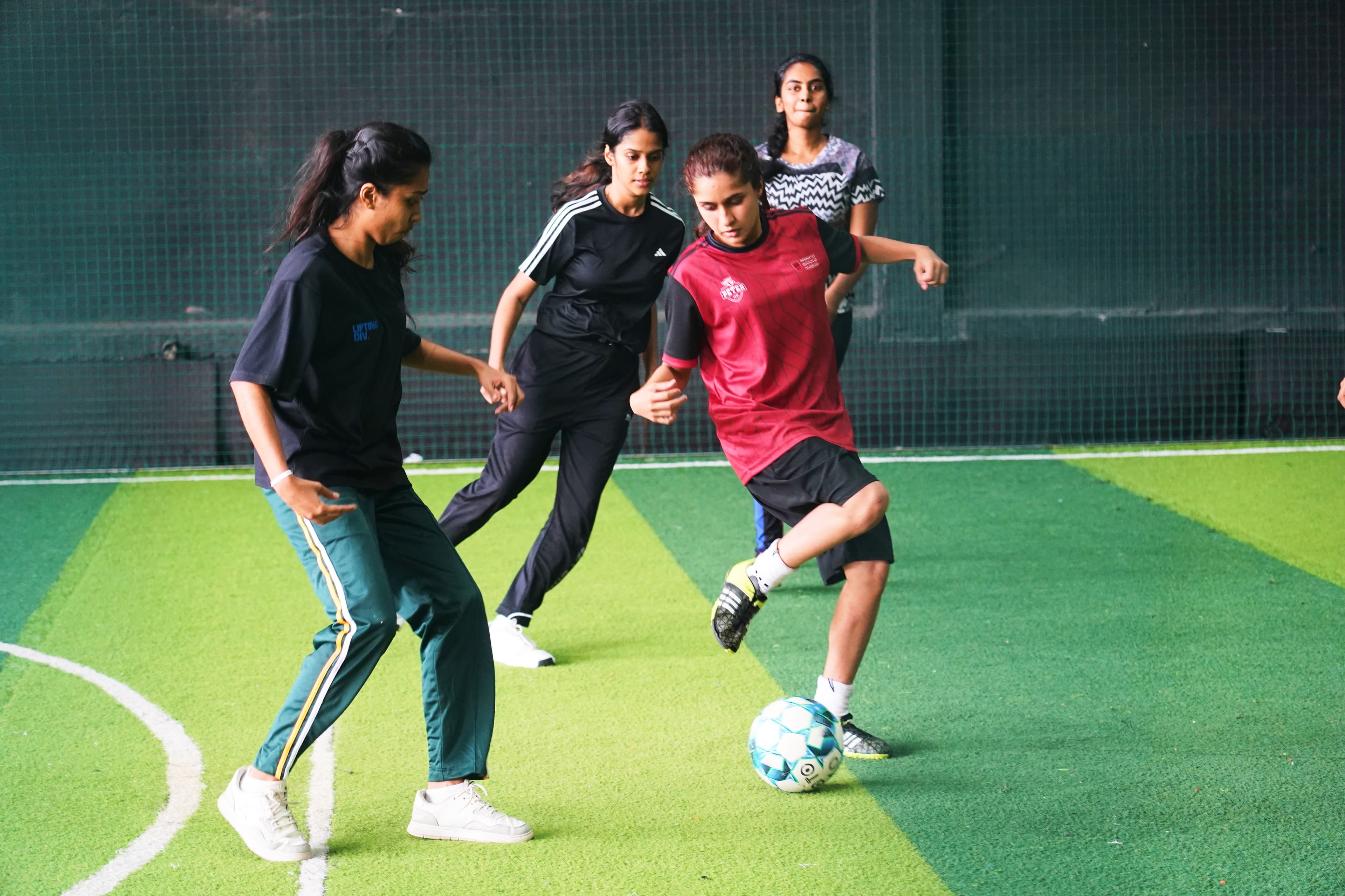 Students participating in clubs and societies